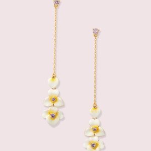 ▪︎HP▪︎🎀 Kate spade pansy linear earrings